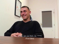 Cheerful hunk rides a hard cock in POV cowgirl