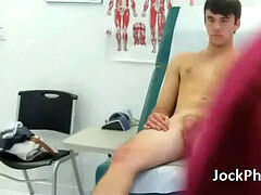 Jock physical Mason Dabbles in contraptions at Doctors' Dojo