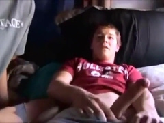 Heterosexual Man Trys To Deepthroat Buddies Manhood