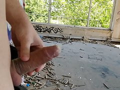 Condom cum in abandoned building