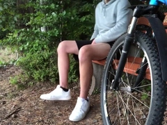 see me jack off in the forest