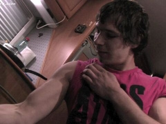 Robin & Marek prepping for their sexy amateur scenes