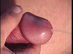 jerk and very close-up cum