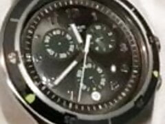 SWATCH- IRONY : Dick on slippery glass.