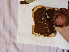Schokobrot mit Sperma
