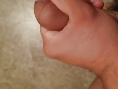 Small phimosis cock cum