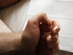 Urethral Sounding gummy cola in cock, eat it(ASMR),cum again