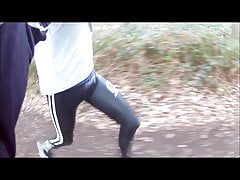 latex running tights