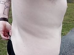Timmy walking naked in Baltimore