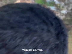 Pounding strangers in the park.