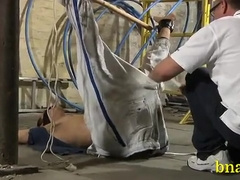 Gay enjoys a tough fetish action