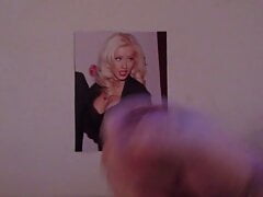 Christina Aguilera, old Cum Tribute in my PC