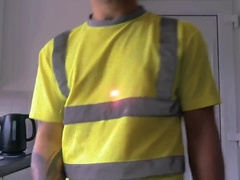 Workman Carl Flaps His Pipe For All You Fetish Paramours