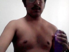 Having some fun with my new fake cock