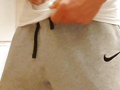 I show my big german cock