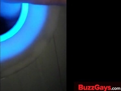 Blue Vision Gloryhole Xxl man sausage jizm on tongud