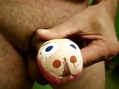 jackmeoffnow cock art - face on my dick head hard erection