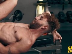 Horny Gym Instructor Sumner Blayne Sets His Eyes On Cute Bottom Jackson Cooks