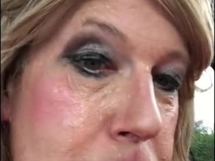 CD Gurl at the Gas Station