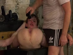 Victim Alex Fake Has sphincter Jammed With Lit Candle