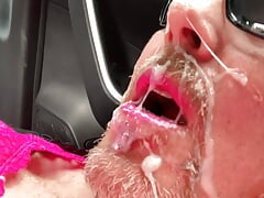 Backseat Sissy Facial