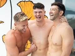 Flexible fuck with Sumner Blayne, Koaty Blayne, and James Ash