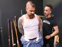 Inmate gives it stiff and raw to corrections officer