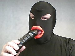 Wide mouth deepthroat dildo