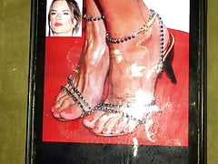 Cum On Alessandra Ambrosio Sexy Feet Red Toe Nails