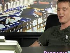 Cute emo twink ass fucked by blond jock