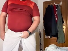 Handjob Solo Arriving From Gym