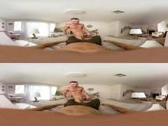 VRBGay.com Splendid Manuel Skye milking his monstrous trunk Fag VR PORNOGRAPHY