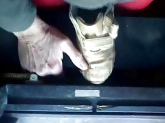 Cum in golden shoe