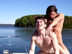 Dalton Riley seducing Caleb Morphy into sex on a yacht