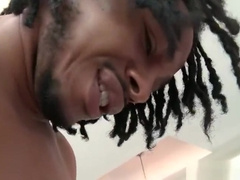 Dude gets ass ripped by big black dude