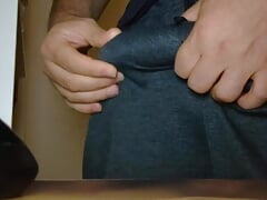 Night is the time to jerk off and cum.