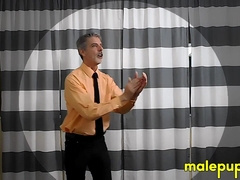 Bossy Toby Springs embarrasses himself during a live date