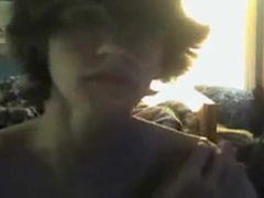 Bony Twunk's Monstrous Hard-on Web cam Solo