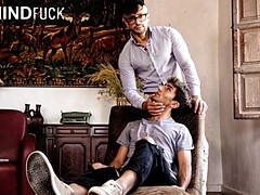 Shock therapy from a muscle daddy to a young twink