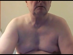 grandpa cum on webcam