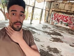 Naked Masturbation on Abandoned Building