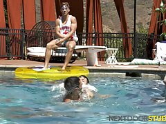 Hairy Lifeguard Thanked By Being Properly Fucked