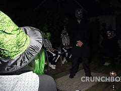 FUCKED BAREBACK FOR the halloween ceremeony with submission