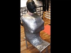 duct tape statue
