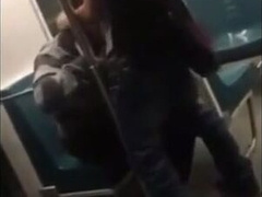Asian twink get's BJ from older man in a subway 5