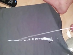 Estim with extrem big cum