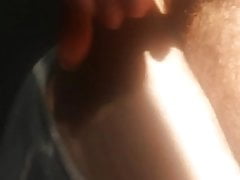 Jacking off in the sun