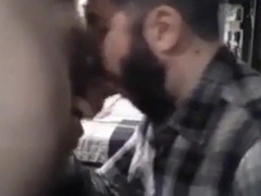 Sub sucking and feeding on his man's load 2