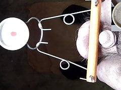 25 kg 55 lbs pulled by my testicles