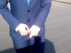 Asian boy - suit boner